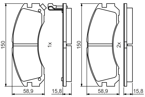 BOSCH 0 986 495 491 Brake...