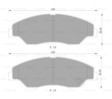 BOSCH 0 986 505 000 Brake...