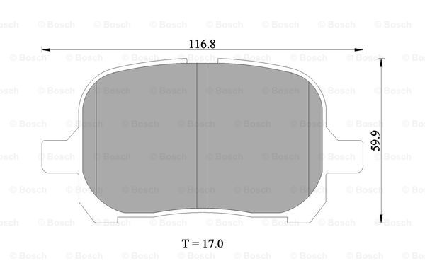 BOSCH 0 986 505 001 Brake...