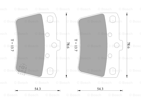 BOSCH 0 986 505 076 Brake...