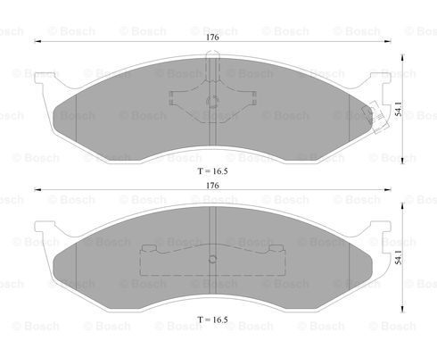 BOSCH 0 986 505 081 Brake...