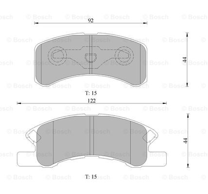 BOSCH 0 986 505 113 Brake...