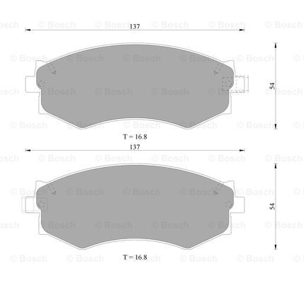 BOSCH 0 986 505 224 Brake...