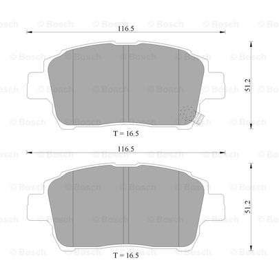 BOSCH 0 986 505 225 Brake...