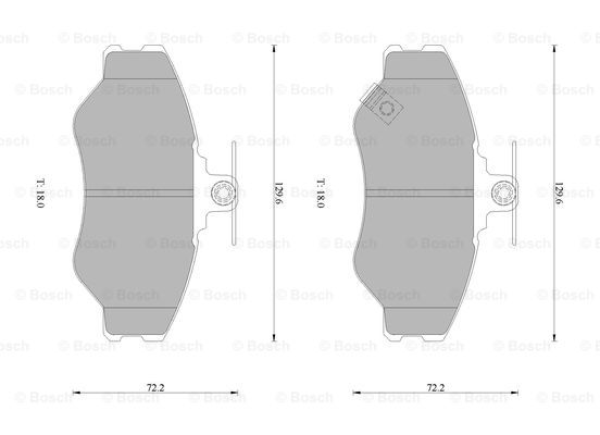 BOSCH 0 986 505 295 Brake...