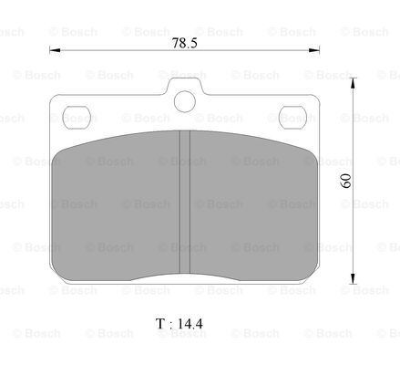 BOSCH 0 986 505 303 Brake...