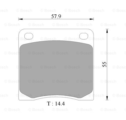 BOSCH 0 986 505 306 Brake...