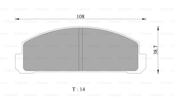 BOSCH 0 986 505 309 Brake...