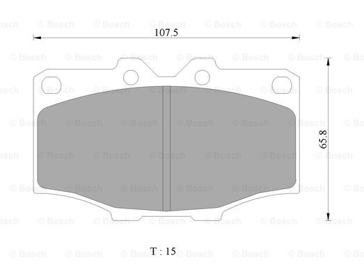 BOSCH 0 986 505 311 Brake...