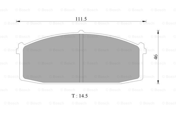 BOSCH 0 986 505 325 Brake...