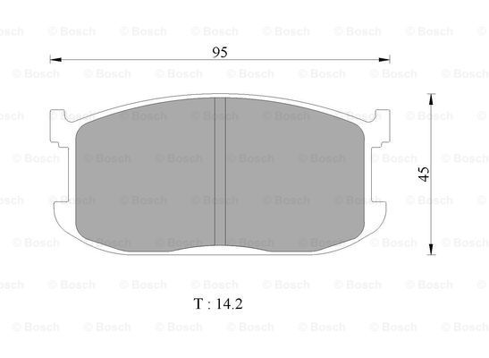 BOSCH 0 986 505 327 Brake...