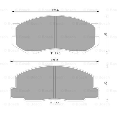 BOSCH 0 986 505 343 Brake...