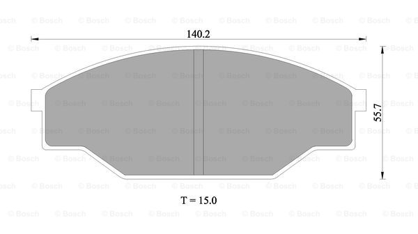 BOSCH 0 986 505 347 Brake...