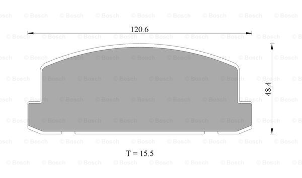 BOSCH 0 986 505 348 Brake...