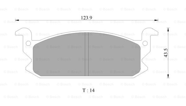 BOSCH 0 986 505 351 Brake...