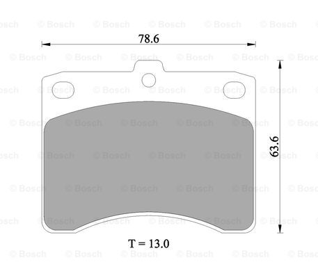 BOSCH 0 986 505 358 Brake...