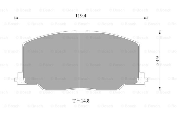 BOSCH 0 986 505 376 Brake...