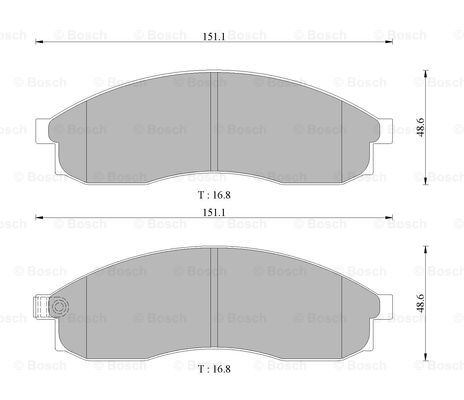 BOSCH 0 986 505 382 Brake...