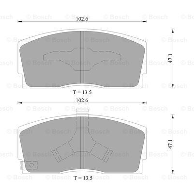 BOSCH 0 986 505 399 Brake...