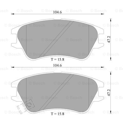 BOSCH 0 986 505 405 Brake...