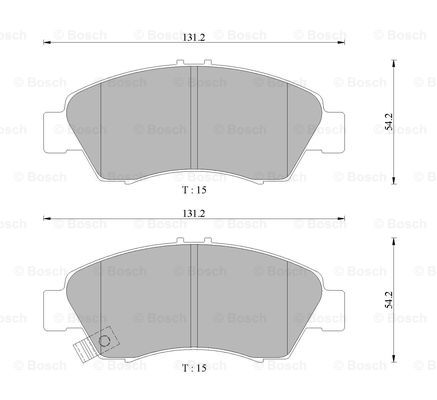 BOSCH 0 986 505 406 Brake...