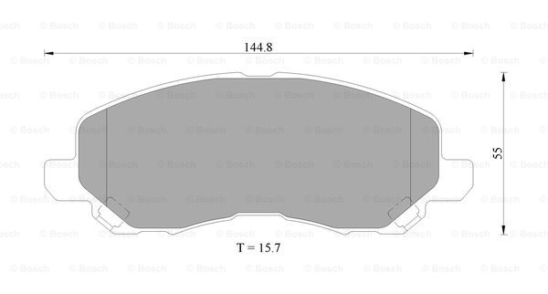 BOSCH 0 986 505 408 Brake...