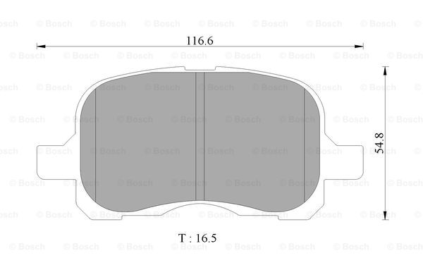 BOSCH 0 986 505 647 Brake...