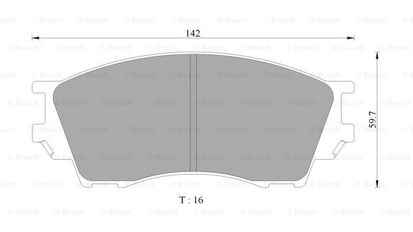 BOSCH 0 986 505 650 Brake...