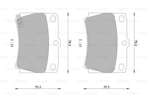 BOSCH 0 986 505 655 Brake...