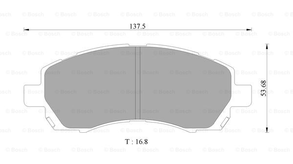 BOSCH 0 986 505 662 Brake...