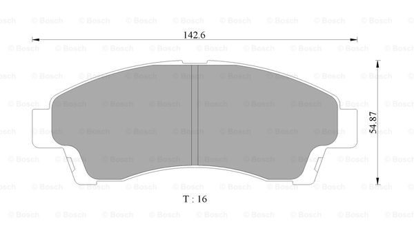 BOSCH 0 986 505 663 Brake...