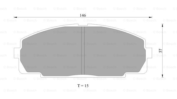 BOSCH 0 986 505 666 Brake...