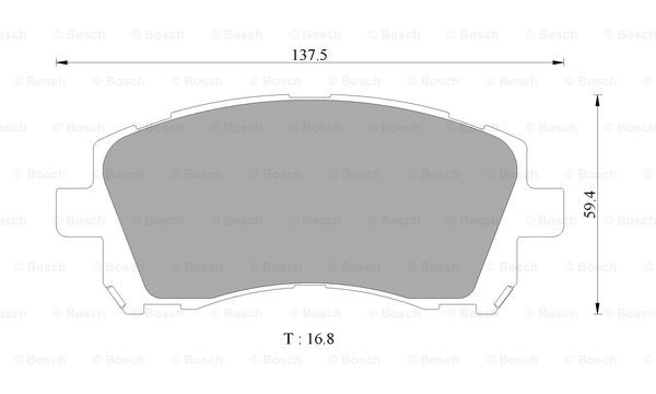 BOSCH 0 986 505 668 Brake...