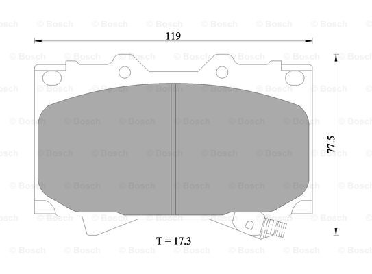 BOSCH 0 986 505 670 Brake...