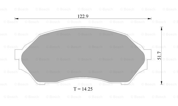 BOSCH 0 986 505 672 Brake...