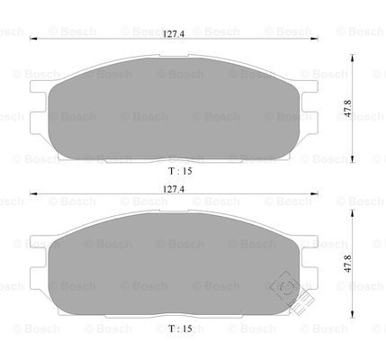 BOSCH 0 986 505 673 Brake...