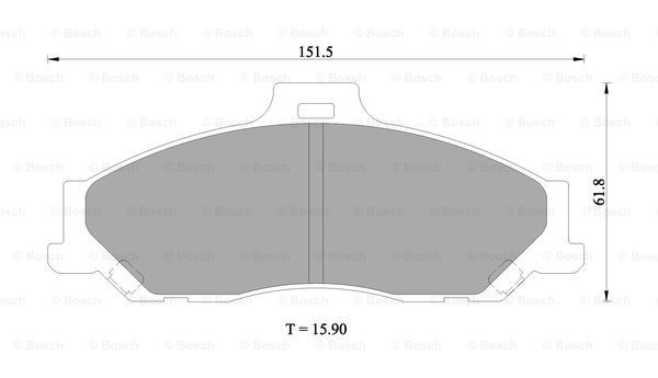 BOSCH 0 986 505 681 Brake...