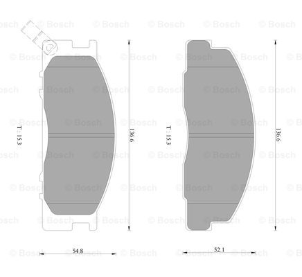 BOSCH 0 986 505 686 Brake...