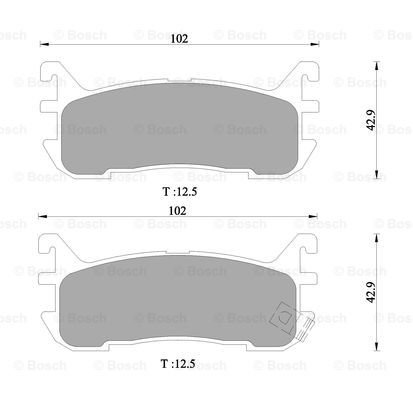 BOSCH 0 986 505 692 Brake...