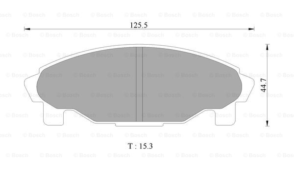 BOSCH 0 986 505 695 Brake...