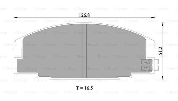 BOSCH 0 986 505 700 Brake...