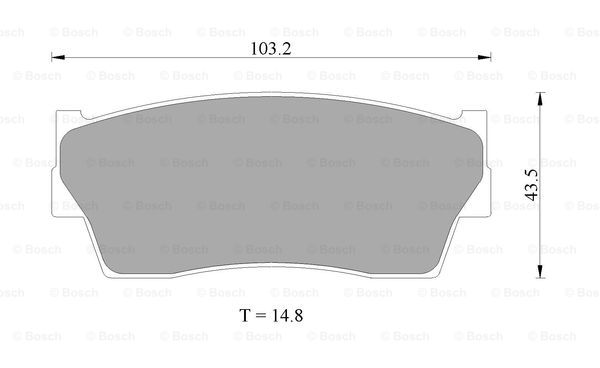 BOSCH 0 986 505 702 Brake...