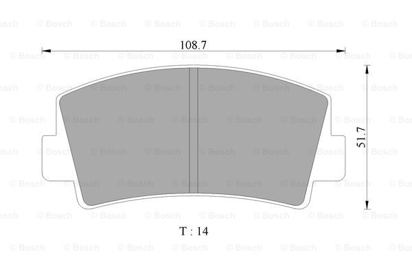 BOSCH 0 986 505 713 Brake...