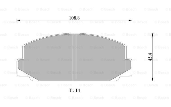 BOSCH 0 986 505 722 Brake...