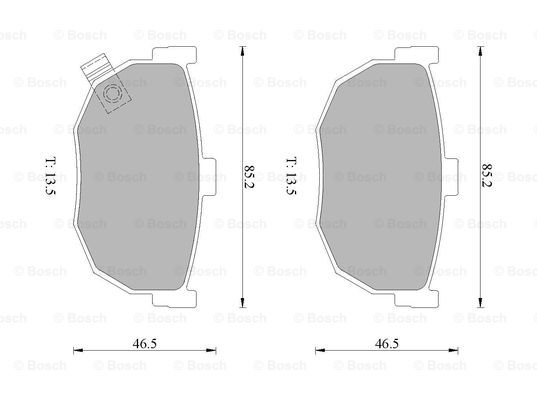 BOSCH 0 986 505 724 Brake...