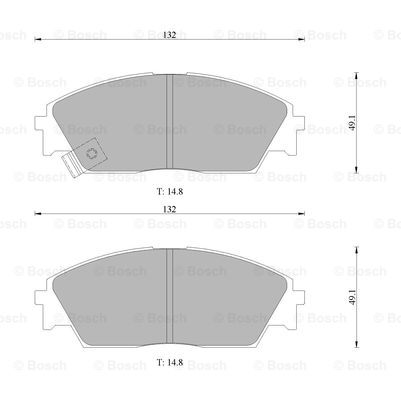 BOSCH 0 986 505 725 Brake...