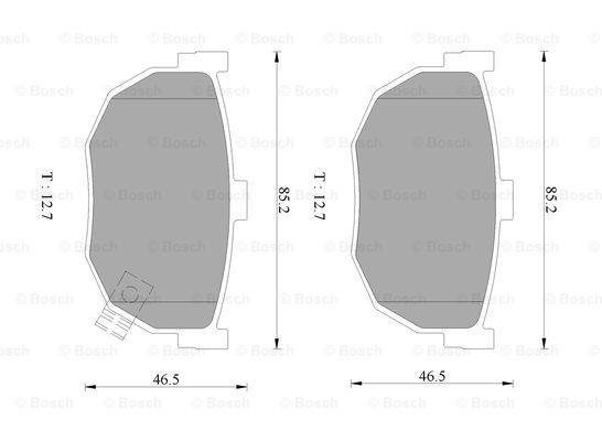 BOSCH 0 986 505 726 Brake...