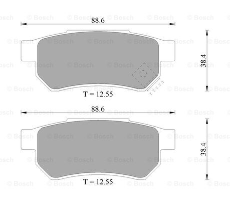 BOSCH 0 986 505 729 Brake...