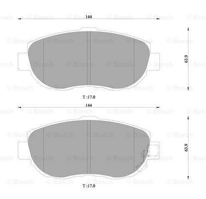 BOSCH 0 986 505 730 Brake...