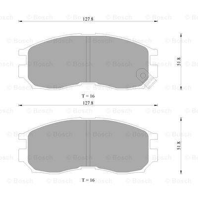 BOSCH 0 986 505 743 Brake...